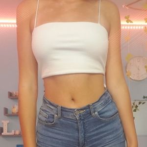 Square neck bungee cami